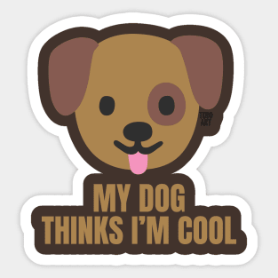 DOG COOL Sticker